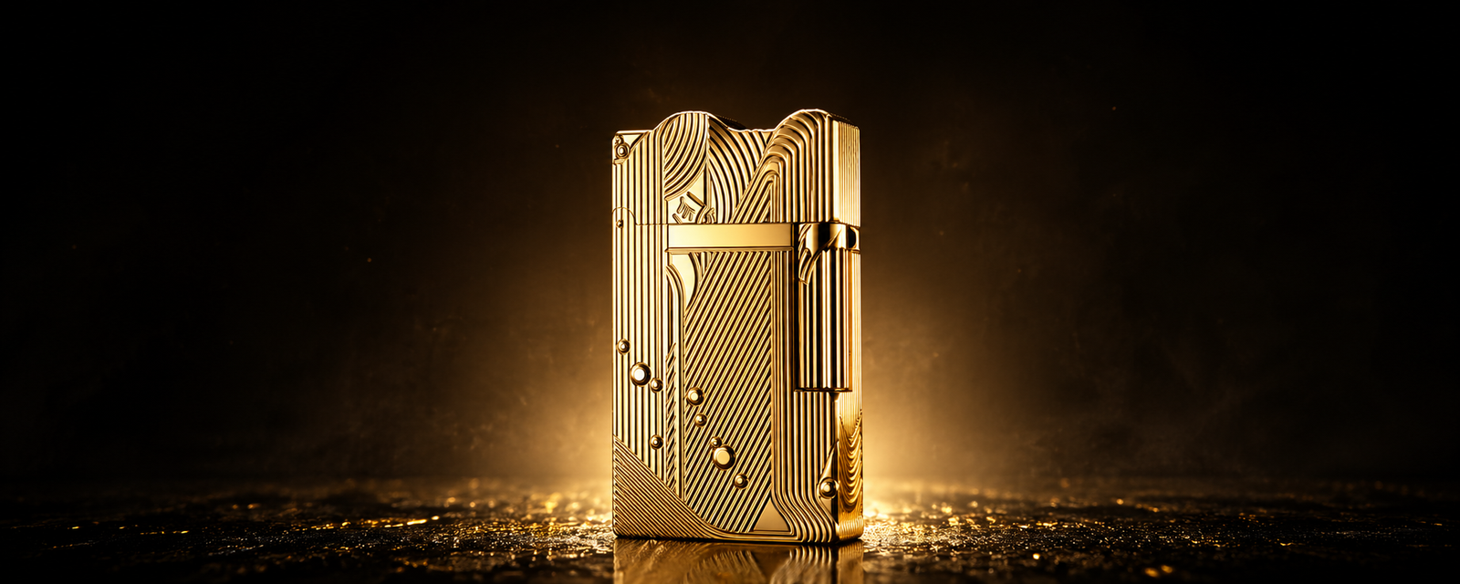 Premium Gold Lighter Banner